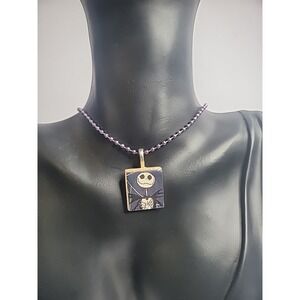 Vintage Jack Nightmare Before Christmas Pendant Necklace Character Halloween